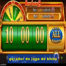 gerador do jogo do bicho